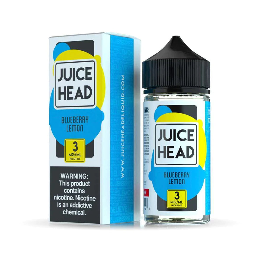 SAMPLER: YOU PICK 3 JUICE HEAD 100ML E-LIQUID BOTTLE (3MG / 6MG NICOTINE)
