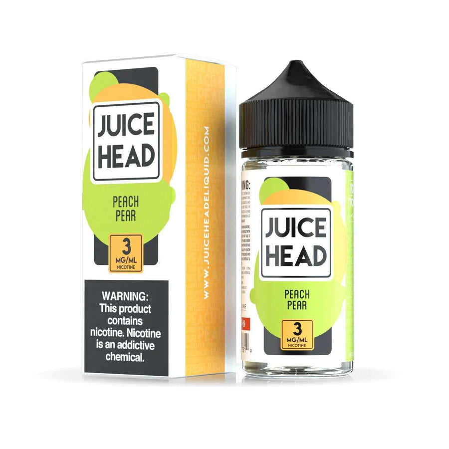 SAMPLER: YOU PICK 3 JUICE HEAD 100ML E-LIQUID BOTTLE (3MG / 6MG NICOTINE)