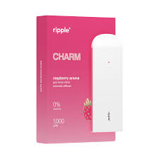 RIPPLE Raspberry Aroma "Charm" 0% Nicotine Diffuser, Gogi berry & Lime 1,000 Puffs (NEW)