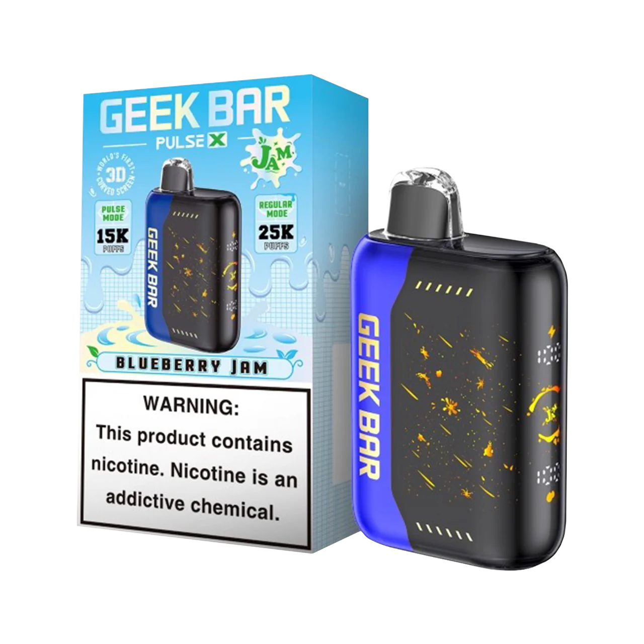 Geek Bar Pulse X JAM Edition Disposable Blueberry Jam
