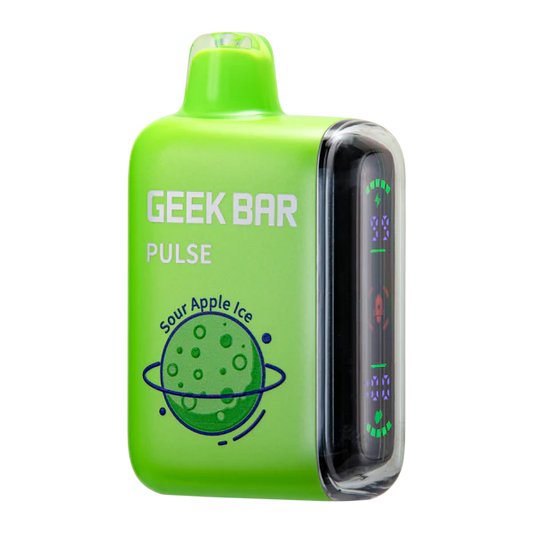 SOUR APPLE ICE GEEK BAR PULSE 15K