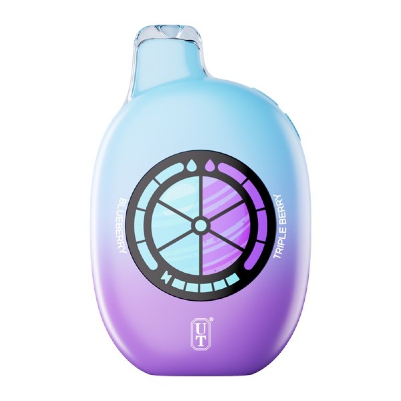 Flum UT Bar 50K Disposable Vape 5% (50000 Puffs) 2 Flavors Adjustable Blue Razz Ice/Triple Berry