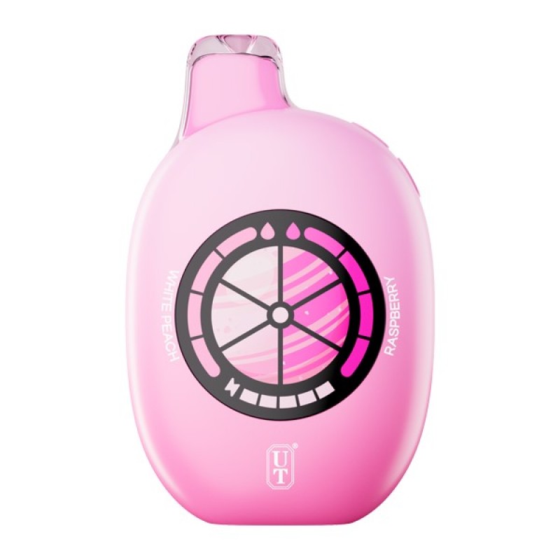 Flum UT Bar 50K Disposable Vape 5% (50000 Puffs) 2 Flavors Adjustable White Peach/Raspberry